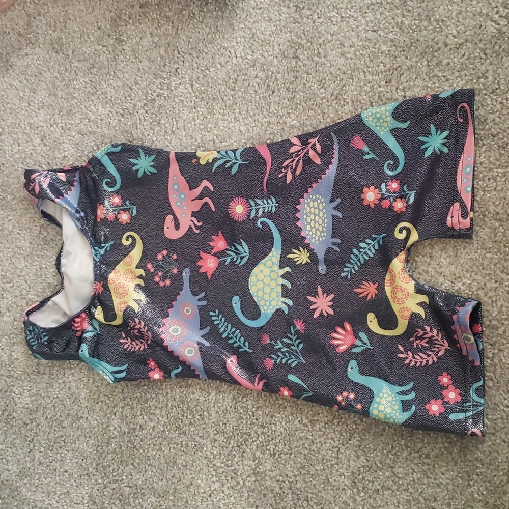Gymnastics/Dance Leotard Size 2T/3T Dinosaur Theme
